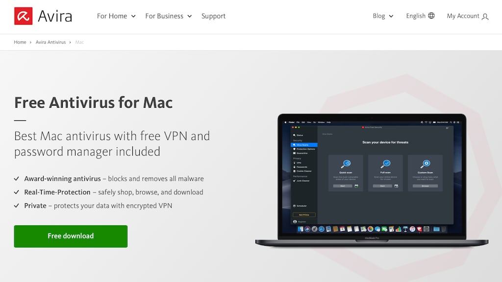 freee antivirus for mac