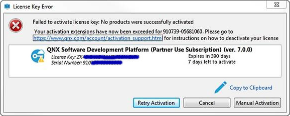 cannot deactivate license key parallels desktop for mac